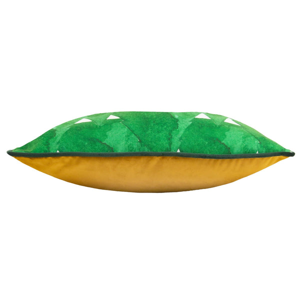 Hide and Seek Santa 43x43 Feather Filled Cushion Green - Canwell Interiors Limited - Riva