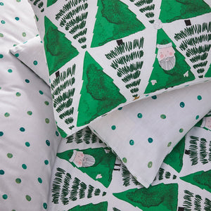 Hide and Seek Santa Toddler Duvet Set Green - XShowhome Limited - Riva