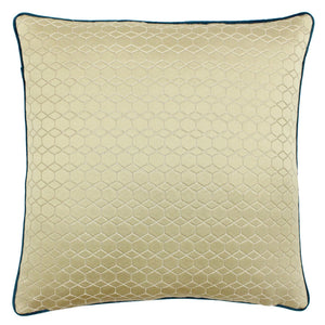 Highbury Feather Filled Cushion 50x50 Emer & Gold - Canwell Interiors Limited - Riva
