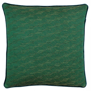 Highbury Feather Filled Cushion 50x50 Emer & Gold - Canwell Interiors Limited - Riva