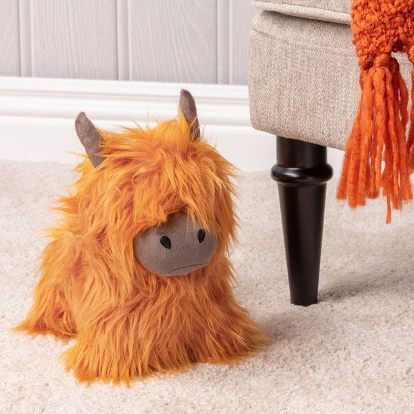 Highland Cow Doorstop Orange New - Canwell Interiors Limited - Riva