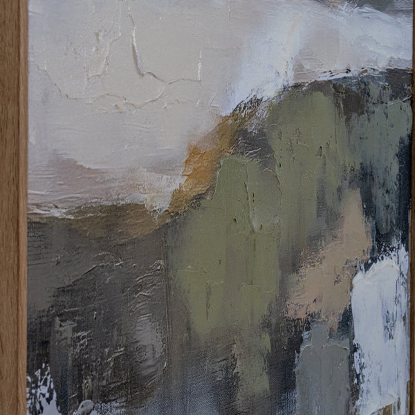 Hillside View Hand Painted Canvas in Frame - Canwell Interiors Limited - Hills
