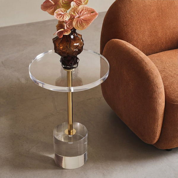 Hollywood Clear Side Table - Canwell Interiors Limited - Canwell
