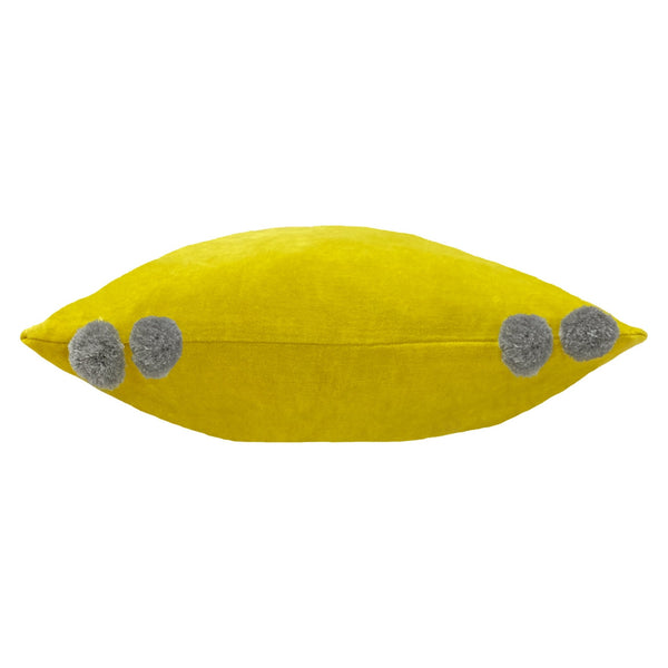 Hoola 45x45 Feather Filled Cushion Yellow & Grey - Canwell Interiors Limited - Riva