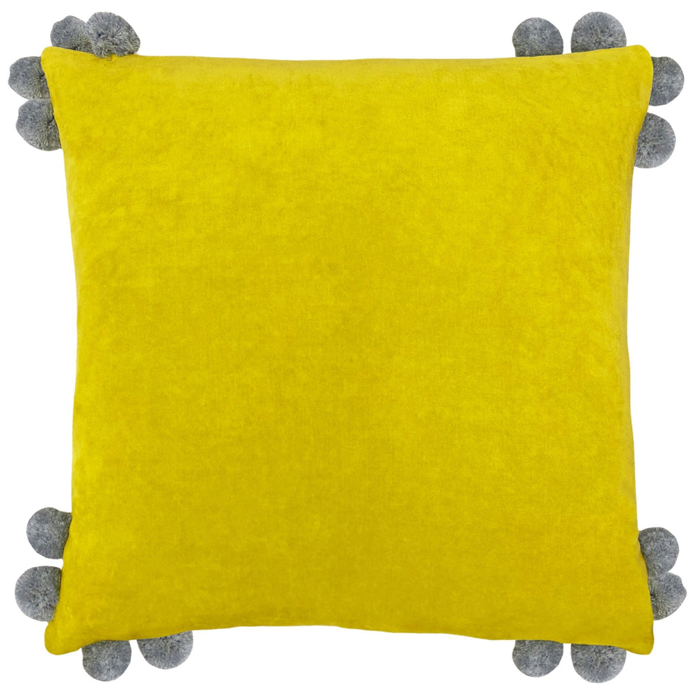 Hoola 45x45 Feather Filled Cushion Yellow & Grey - Canwell Interiors Limited - Riva