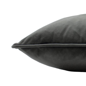 Hortus 50x50 Feather Filled Cushion Charcoal - XShowhome Limited - Riva