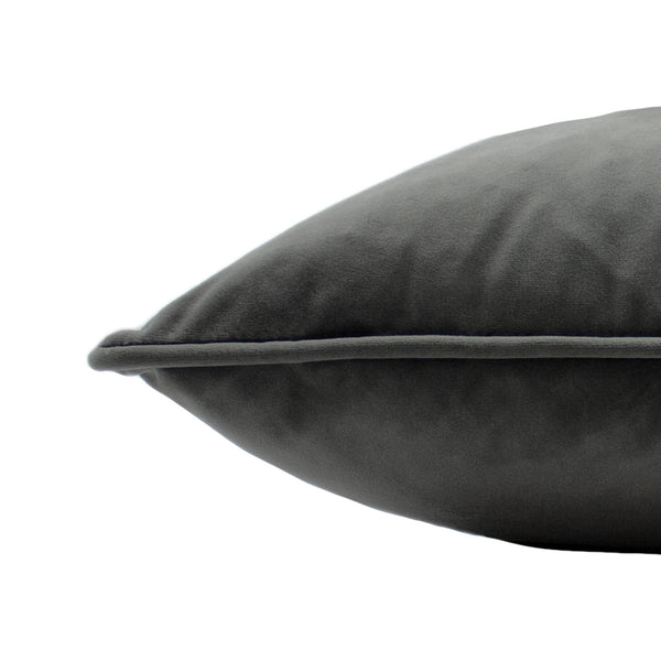 Hortus 50x50 Feather Filled Cushion Charcoal - XShowhome Limited - Riva