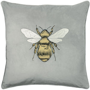 Hortus 50x50 Feather Filled Cushion Silver Grey - Canwell Interiors Limited - Riva
