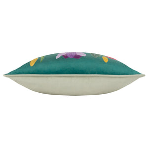 House of Bloom Celandine 43x43 Feather Filled Cushion Teal - Canwell Interiors Limited - Riva