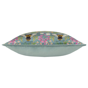 House of Bloom Zinnia Bee Repeat 43x43 Feather Filled Cushion Multicolour - XShowhome Limited - Riva