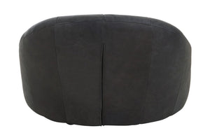 Hoxton Antique Black Leather Lounge Cocoon Chair - XShowhome Limited - Xshowhome