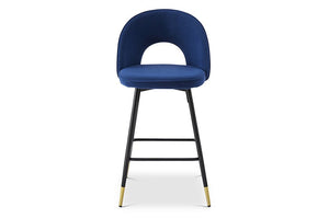 Hoxton Bar Stool in Blue - XShowhome Limited - Harvard Designs