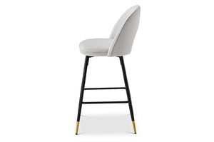 Hoxton Bar Stool in Light Grey - XShowhome Limited - Harvard Designs