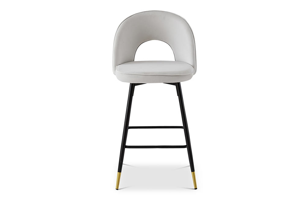 Hoxton Bar Stool in Light Grey - XShowhome Limited - Harvard Designs