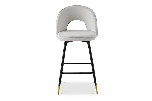 Hoxton Bar Stool in Light Grey - XShowhome Limited - Harvard Designs