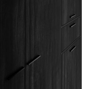 Hoxton Black 2 Door Wardrobe - Canwell Interiors Limited - Canwell