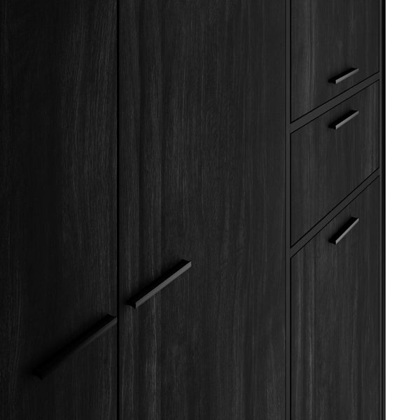 Hoxton Black 2 Door Wardrobe - Canwell Interiors Limited - Canwell