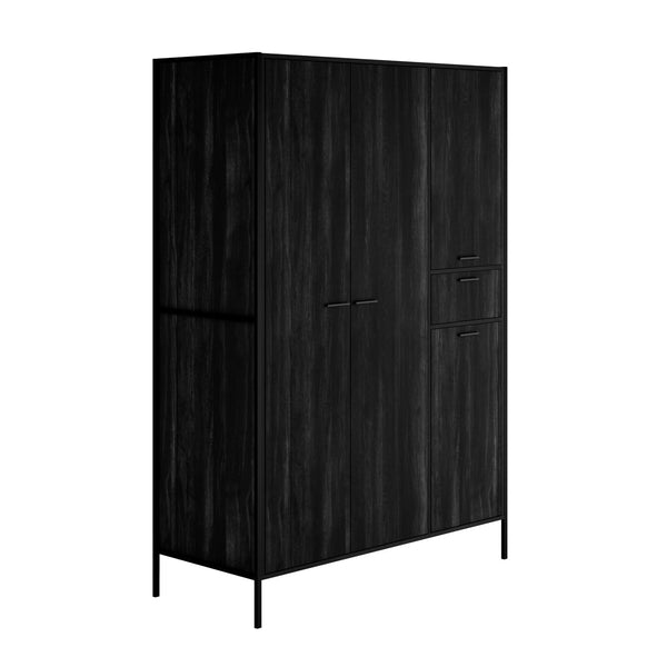 Hoxton Black 2 Door Wardrobe - Canwell Interiors Limited - Canwell