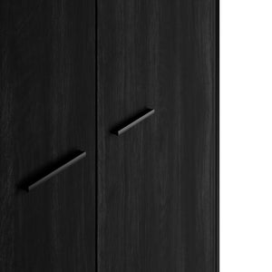 Hoxton Black 2 Door Wardrobe - Canwell Interiors Limited - Canwell