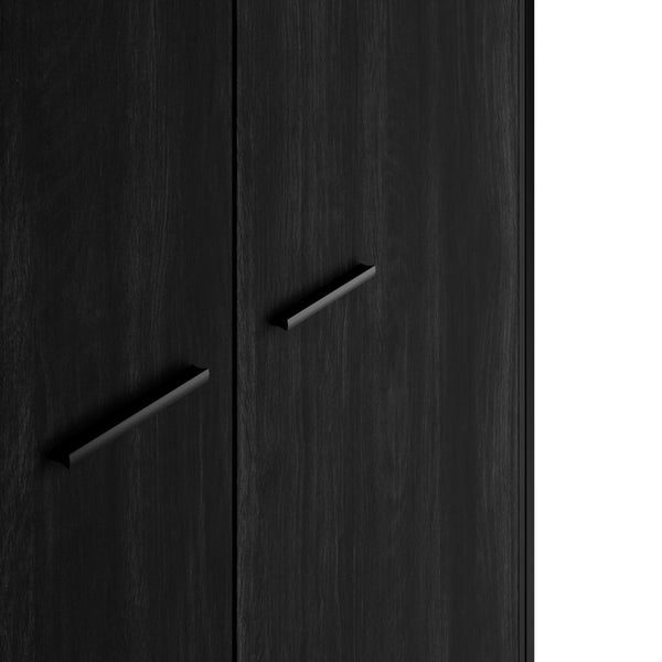 Hoxton Black 2 Door Wardrobe - Canwell Interiors Limited - Canwell