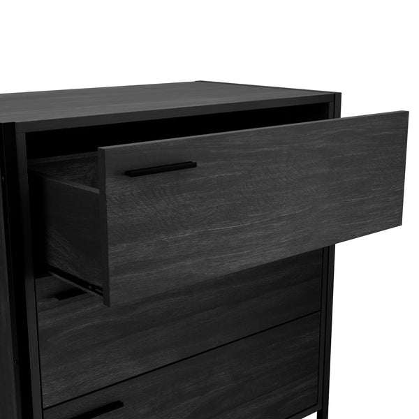 Hoxton Black 3 Drawer Chest - Canwell Interiors Limited - Canwell