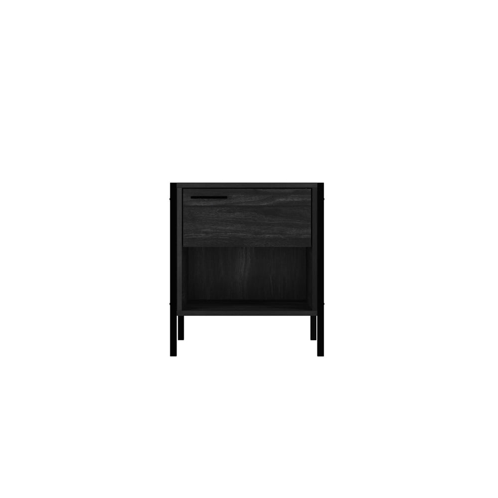Hoxton Black Bedside Cabinet - Canwell Interiors Limited - Canwell