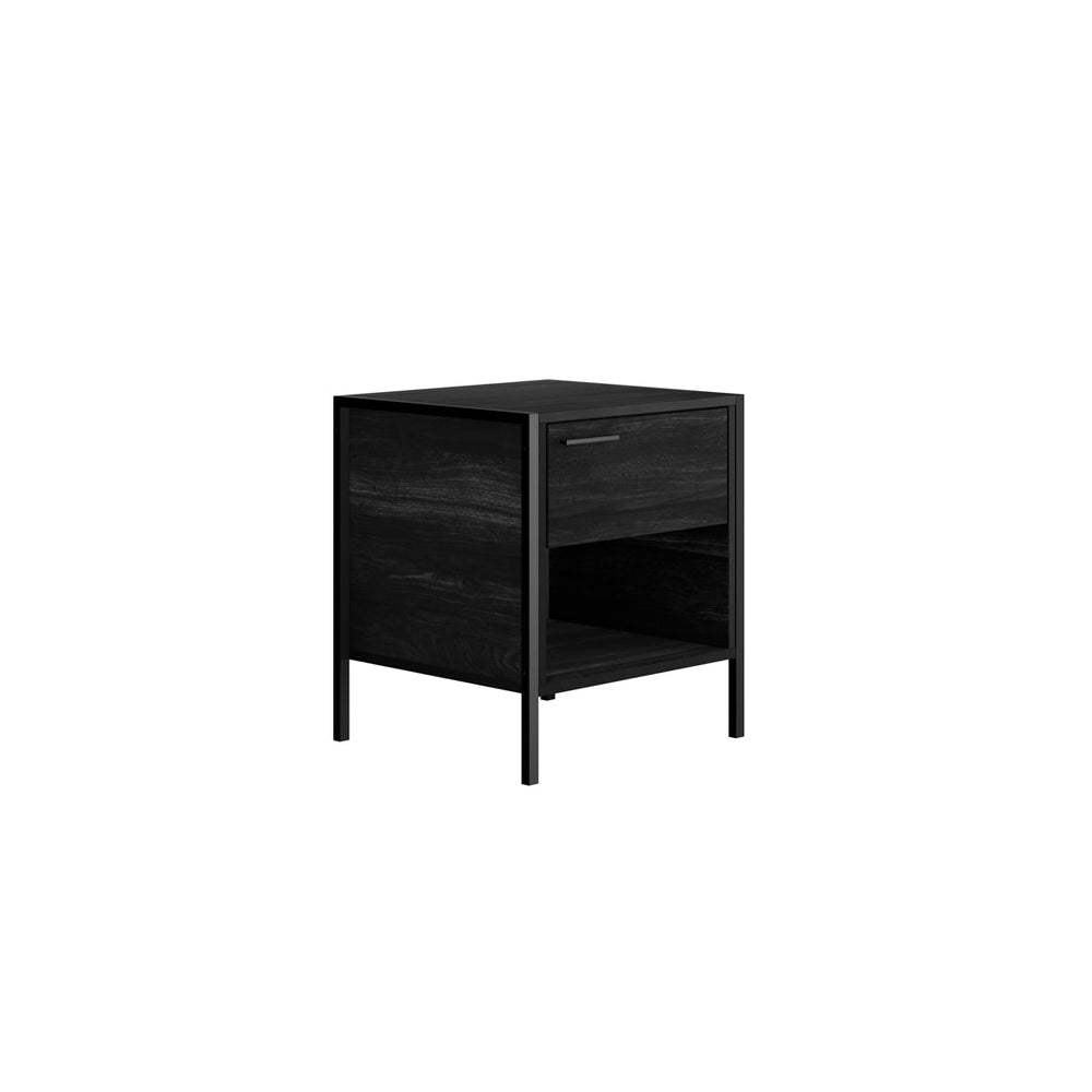 Hoxton Black Bedside Cabinet - Canwell Interiors Limited - Canwell