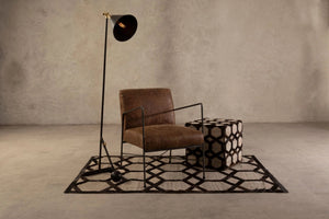 Hoxton Brown Leather Lounge Chair - XShowhome Limited - Xshowhome