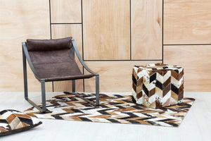 Hoxton Brown Leather Sling Chair - XShowhome Limited - Xshowhome