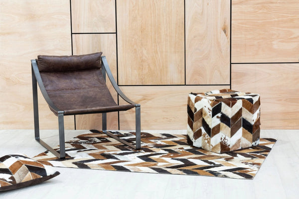 Hoxton Brown Leather Sling Chair - XShowhome Limited - Xshowhome