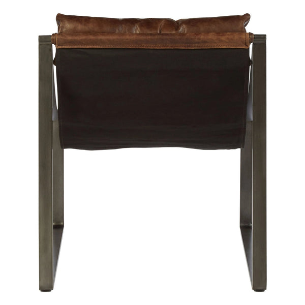Hoxton Brown Leather Sling Chair - XShowhome Limited - Xshowhome