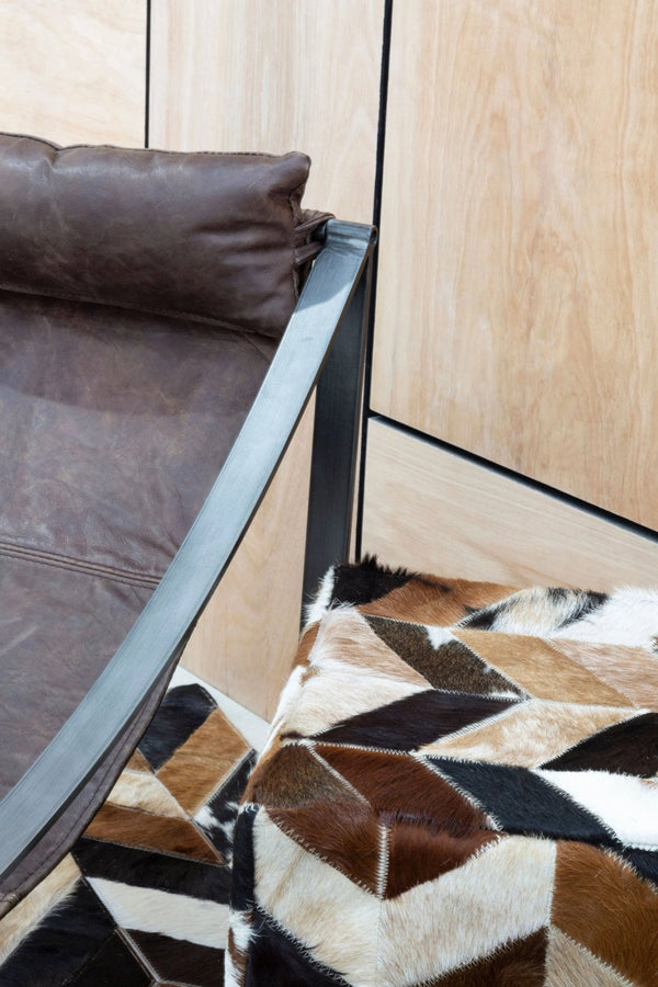 Hoxton Brown Leather Sling Chair - XShowhome Limited - Xshowhome