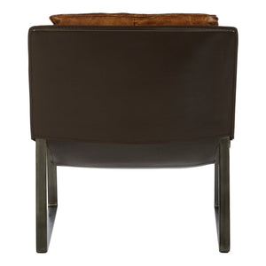 Hoxton Light Brown Leather Lounge Chair - Canwell Interiors Limited - Xshowhome