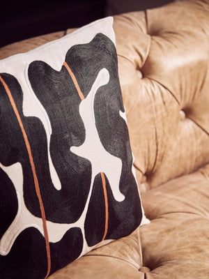 Hoxton Three Seat Brown Leather Modern Chesterfield Sofa - XShowhome Limited - Xshowhome