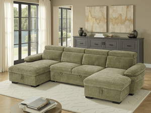 Hudson Sofabed Green U Shape Corner - XShowhome Limited - Xshowhome