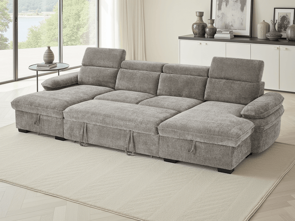 Hudson Sofabed Grey U Shape Corner - XShowhome Limited - Xshowhome