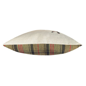 Hunter Leaping Hare 40x60 Feather Filled Cushion Multi - Canwell Interiors Limited - Riva