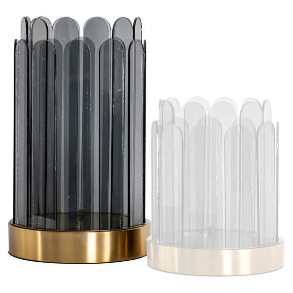 Hurricane light Daisey smoke large - Canwell Interiors Limited - Richmond