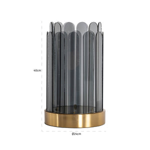 Hurricane light Daisey smoke large - Canwell Interiors Limited - Richmond