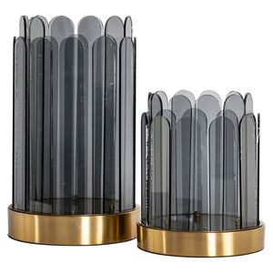 Hurricane light Daisey smoke large - Canwell Interiors Limited - Richmond