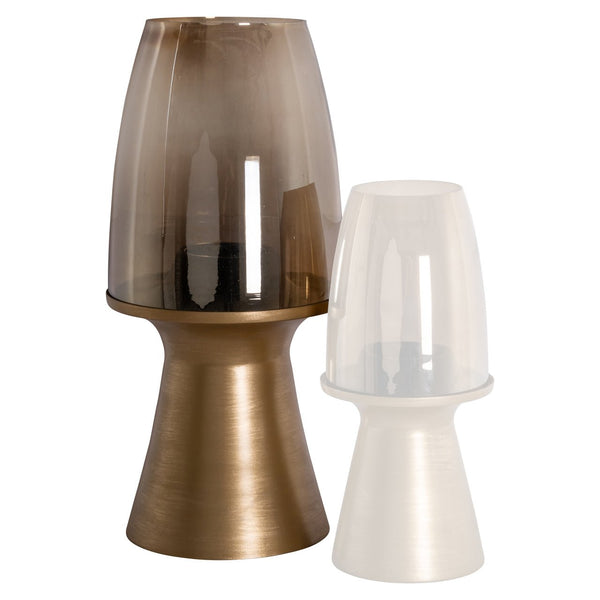 Hurricane light Danea brushed gold large - Canwell Interiors Limited - Richmond