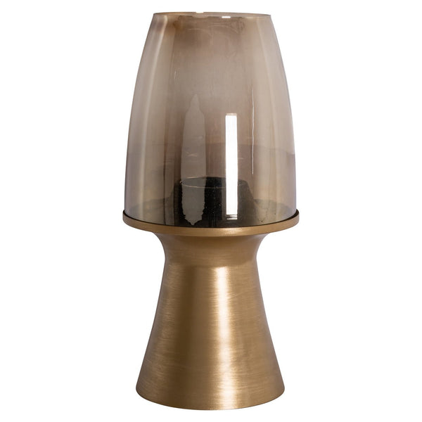 Hurricane light Danea brushed gold large - Canwell Interiors Limited - Richmond