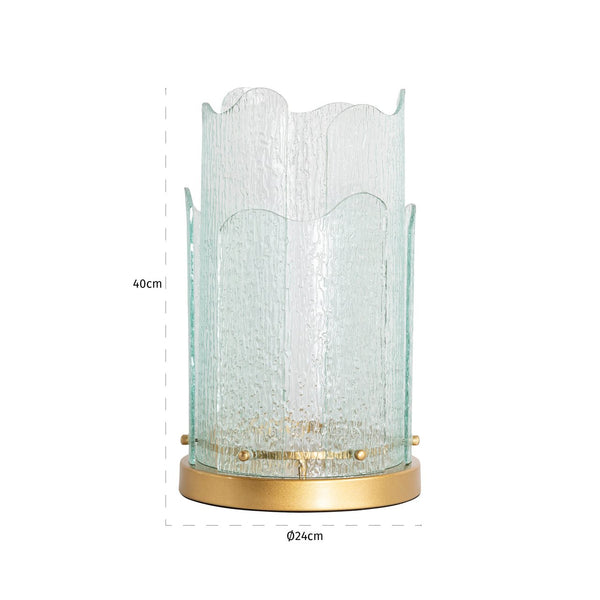 Hurricane light Danila gold large - Canwell Interiors Limited - Richmond