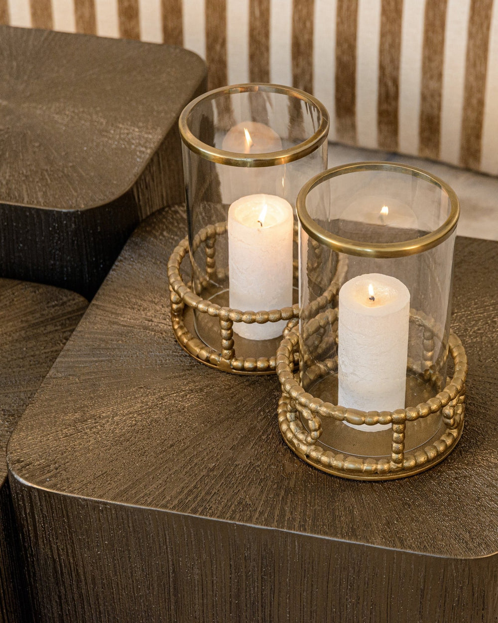 Hurricane light Mile brass antique - Canwell Interiors Limited - Richmond