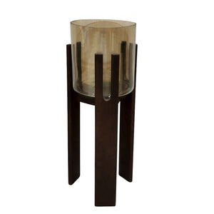 Hurricane light Paige walnut small - Canwell Interiors Limited - Richmond