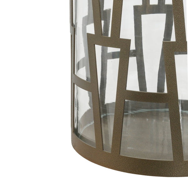 Hurricane light Shandy brass antique big - Canwell Interiors Limited - Richmond