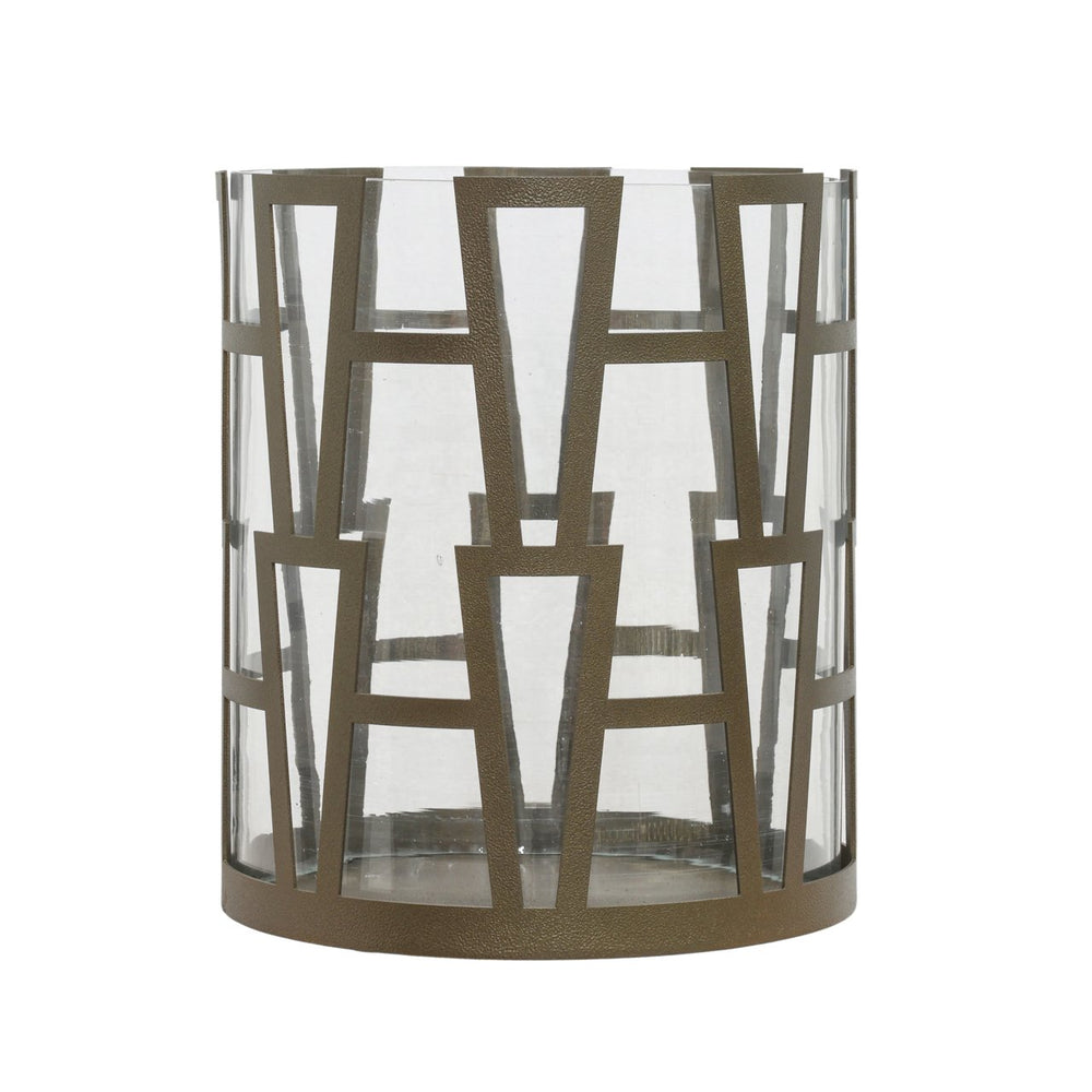 Hurricane light Shandy brass antique big - Canwell Interiors Limited - Richmond