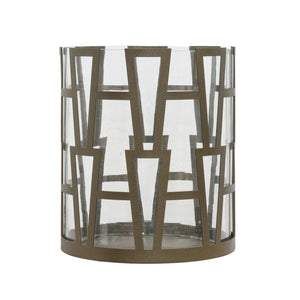 Hurricane light Shandy brass antique big - Canwell Interiors Limited - Richmond