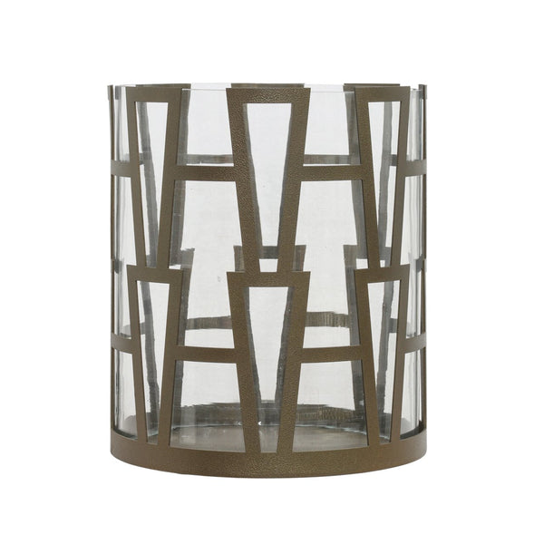 Hurricane light Shandy brass antique big - Canwell Interiors Limited - Richmond