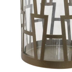 Hurricane light Shandy brass antique small - Canwell Interiors Limited - Richmond